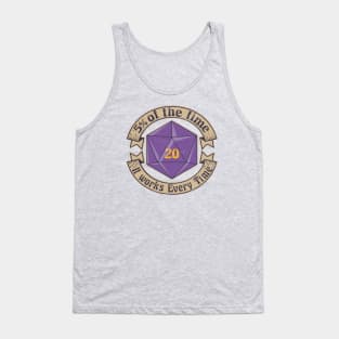 5 Percenter d20 v2 PURPLE Tank Top